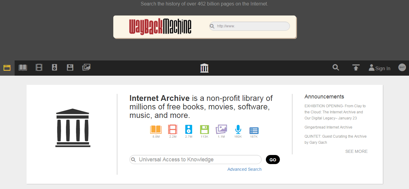 Internet Archive Internet Archive