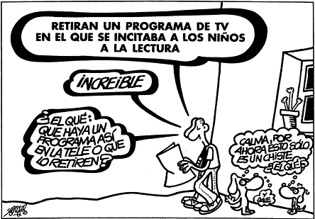 La relación entre la televisión y la lectura