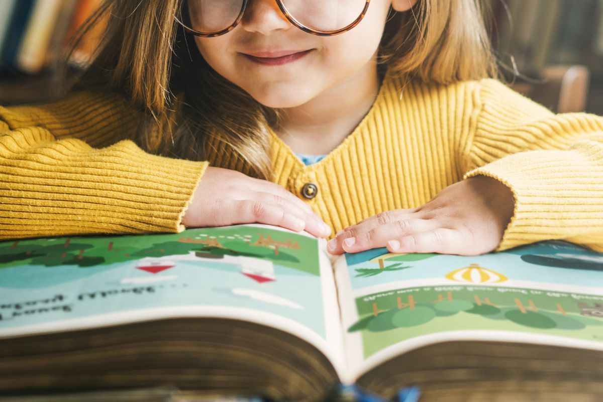 Lectura de libros infantiles