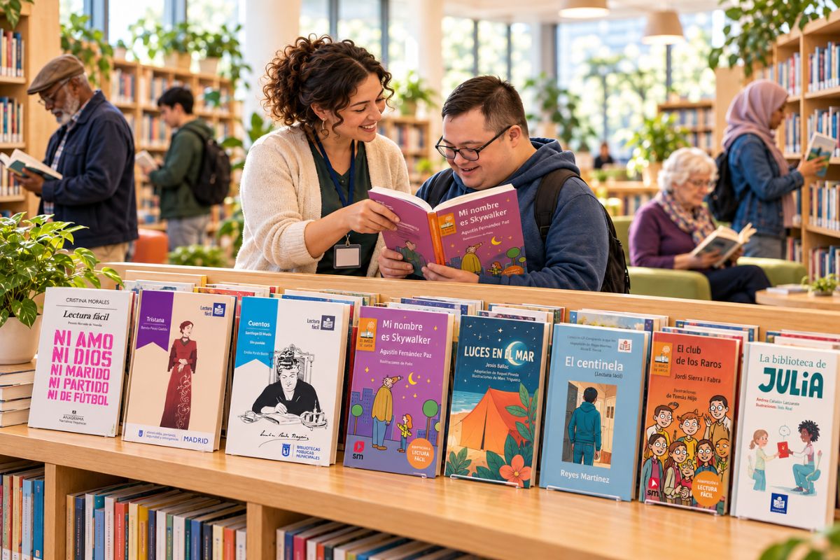 Lectura fácil compartida en la biblioteca