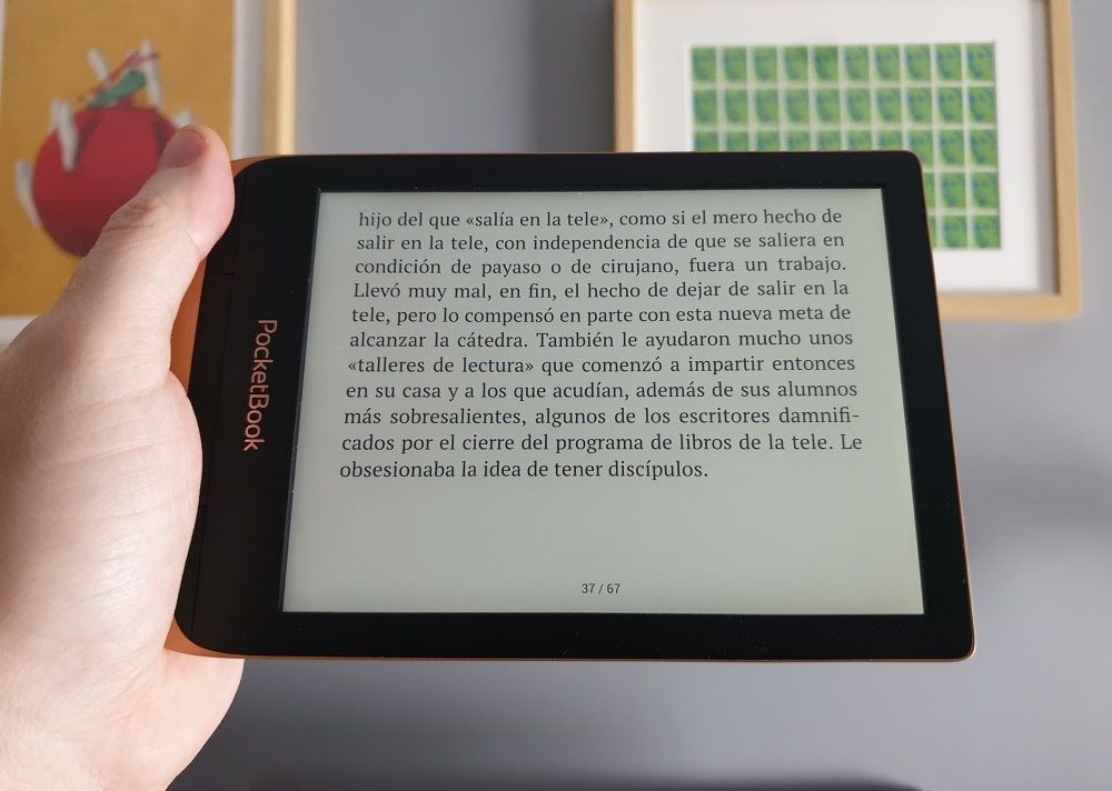 Lectura horizontal con el PocketBook Touch HD 3