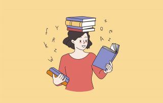 Lectura libros en papel