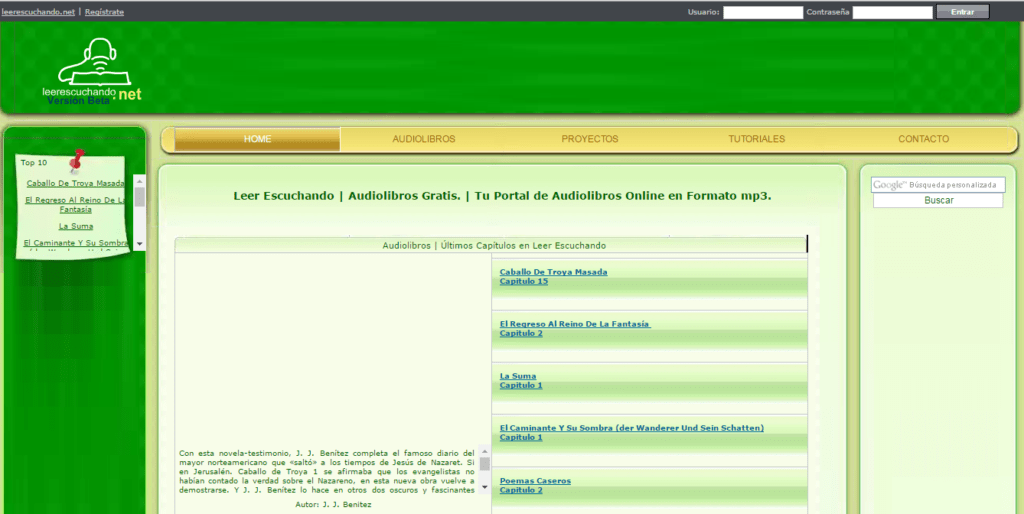 Leer Escuchando Leer Escuchando
