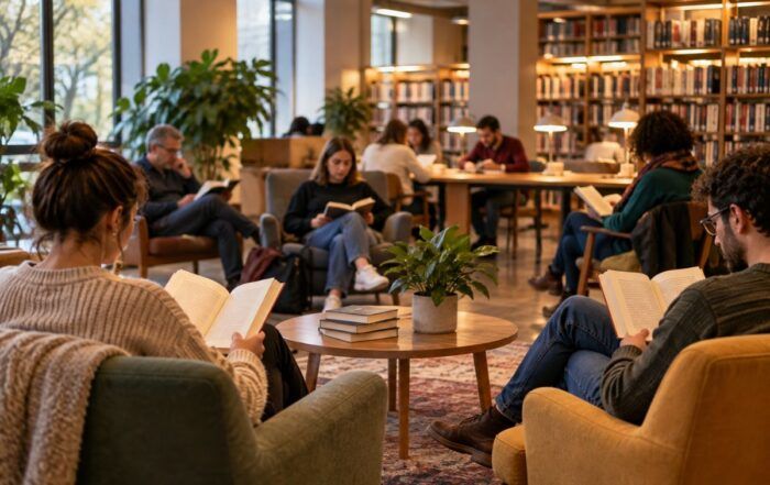 Leer juntos en silencio también crea comunidad