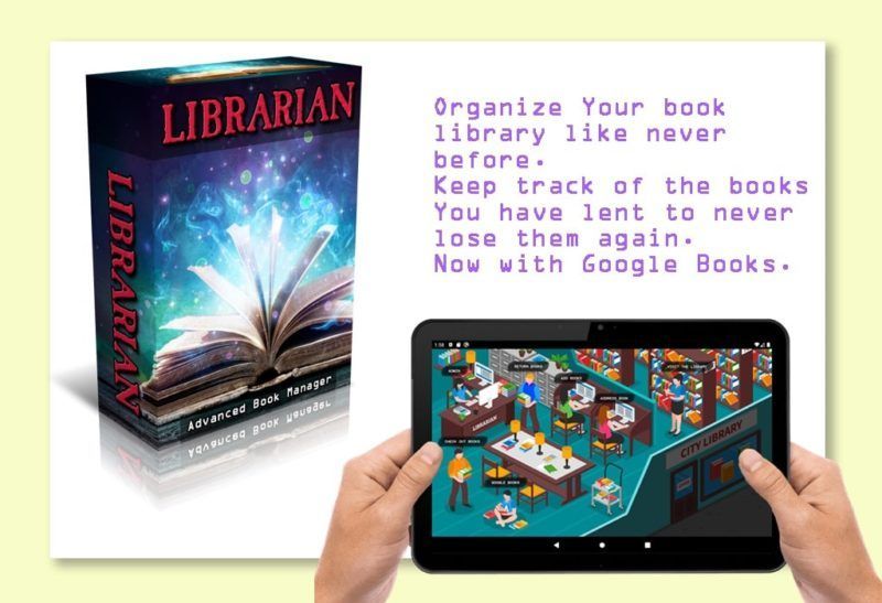 Librarian es una aplicación Android que permite catalogar y prestar los libros de cualquier biblioteca