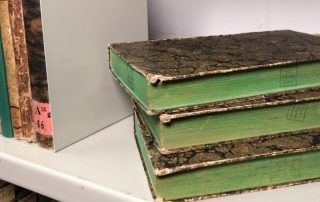 Libros con arsénico en bibliotecas