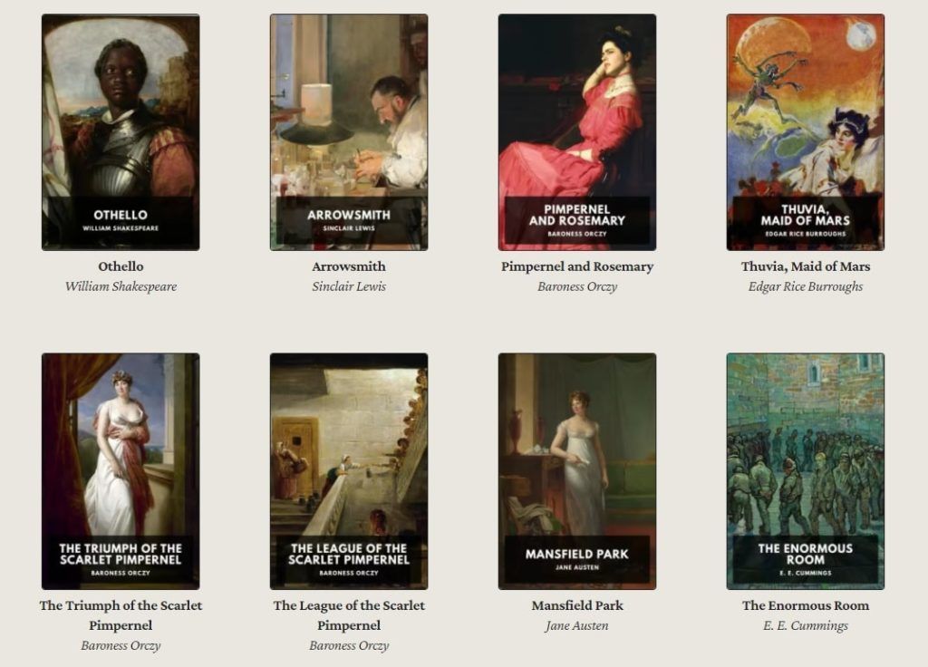 Libros digitales en dominio público Standard Ebooks