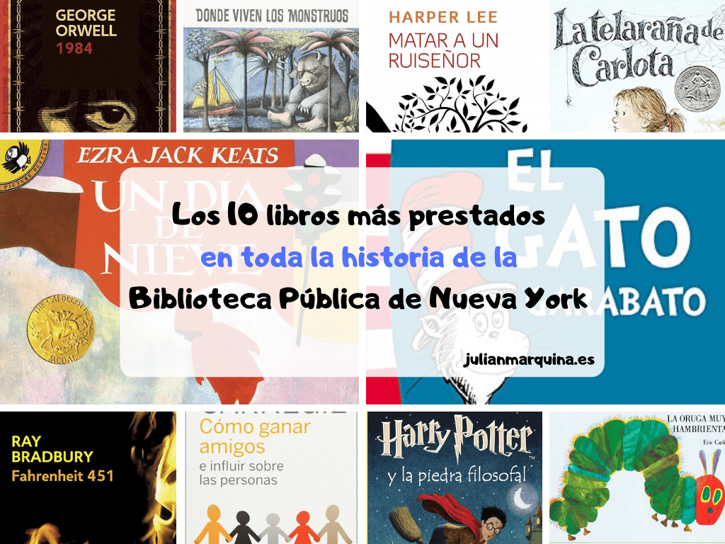 Los 10 libros más prestados en toda la historia de la Biblioteca Pública de Nueva York