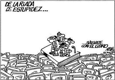 Los libros como salvavidas ante la estupidez Los libros como salvavidas ante la estupidez