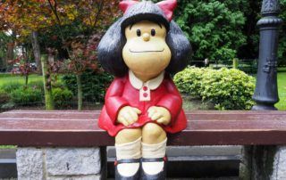 Mafalda Quino libros lectura bibliotecas