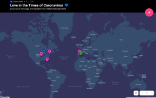Mapa el amor en tiempos de coronavirus