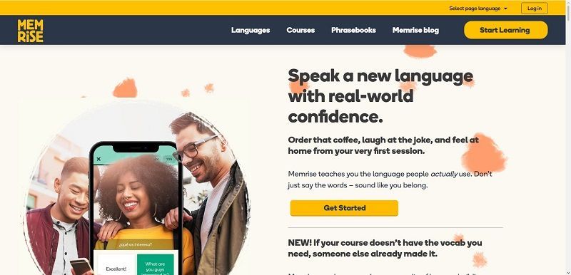 Memrise aprender inglés