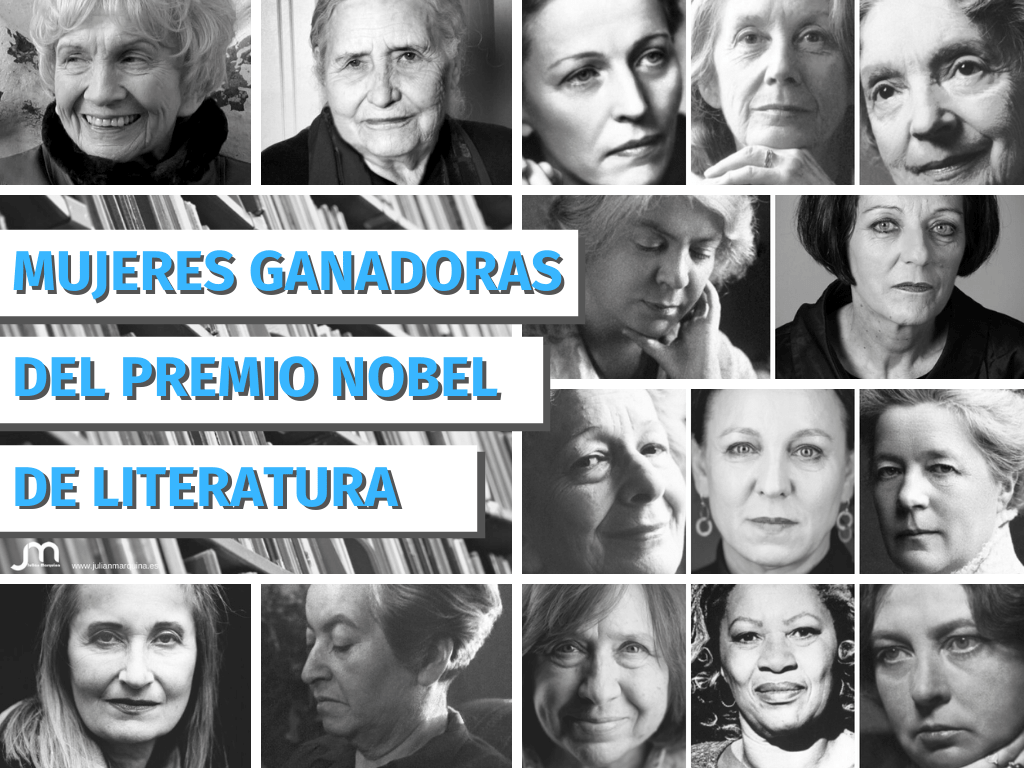 Mujeres ganadoras Premio Nobel de Literatura