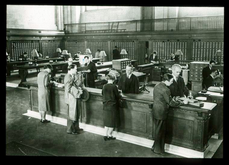 New York Public Library Central Information by New York Public Library (Flickr)