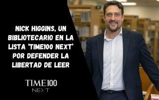 Nick Higgins, un bibliotecario en la lista ‘TIME100 Next’ por defender la libertad de leer
