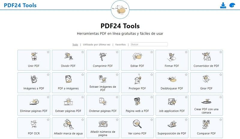 PDF24 Tools herramienta PDF