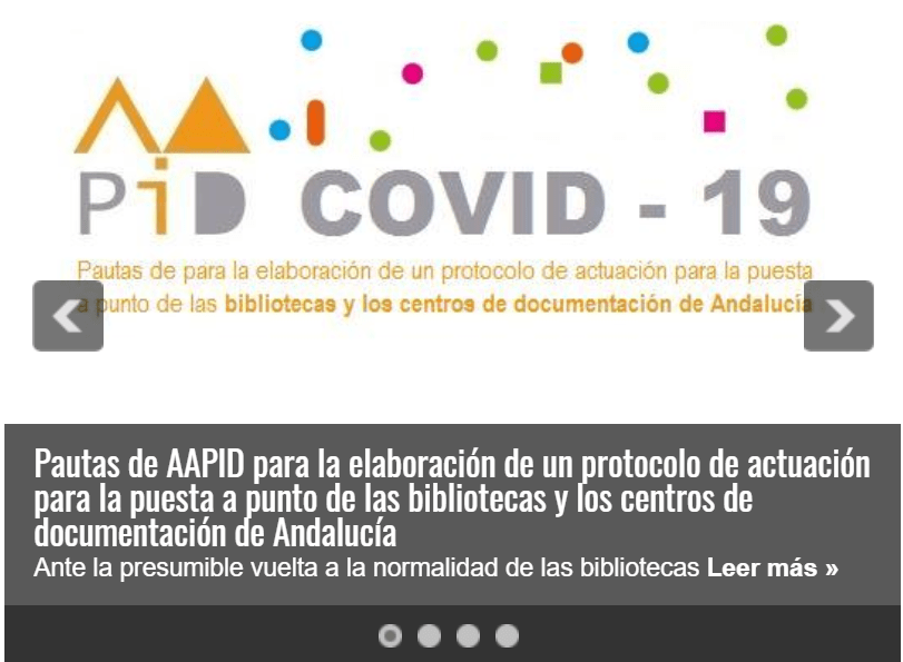 Pautas AAPID protocolo de actuación para la puesta a punto de las bibliotecas y los centros de documentación