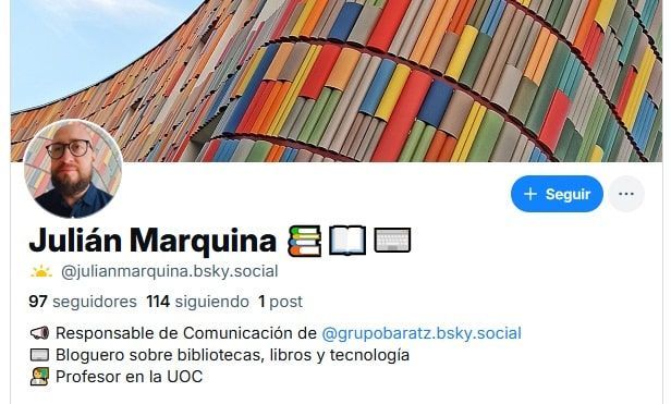Perfil Bluesky - Julián Marquina