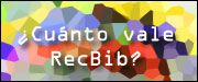¿Cuánto vale RecBib?