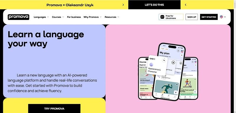 Promova aprender inglés