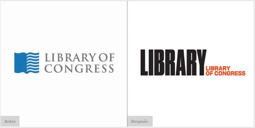 Rediseño de imagotipo de la Library of Congress