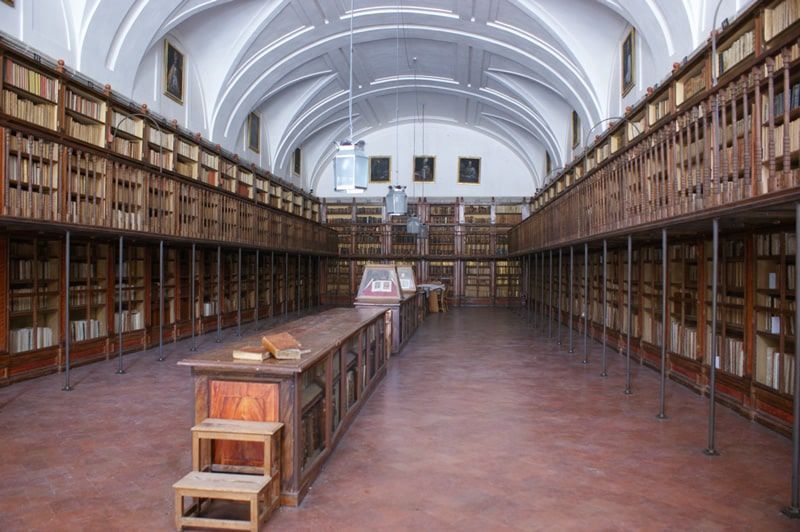 Salón de Manuscritos de la la Real Biblioteca del Monasterio de San Lorenzo de El Escorial