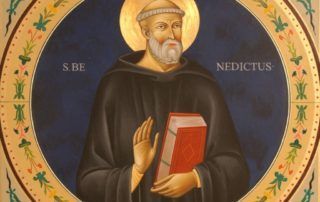 San Benito de Nursia, patrón de archiveros, bibliotecarios y arqueólogos