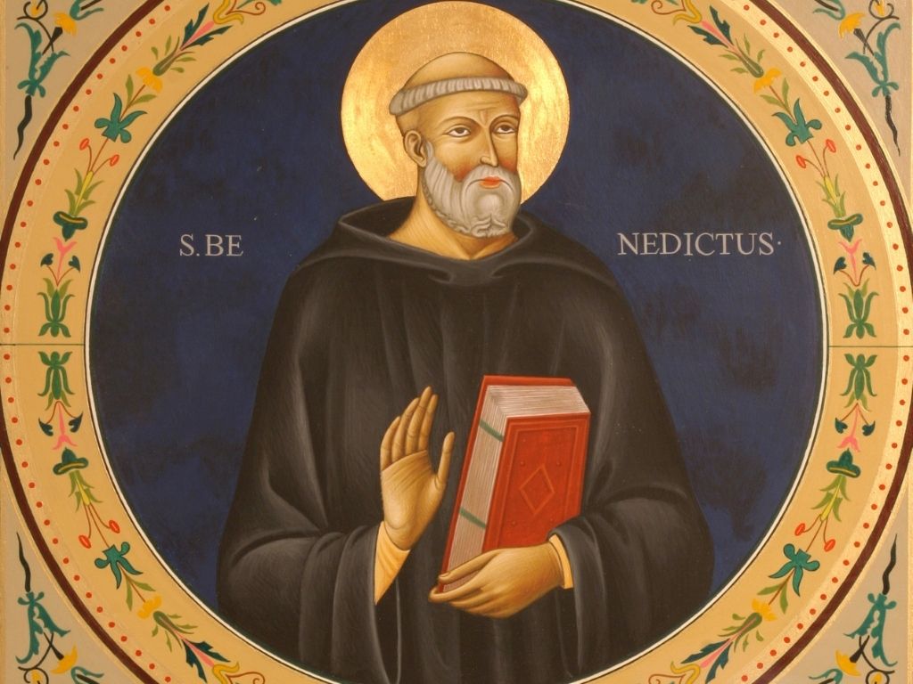 San Benito de Nursia, patrón de archiveros, bibliotecarios y arqueólogos