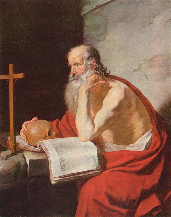 San Jerónimo, patrón de los traductores, archiveros, bibliotecarios