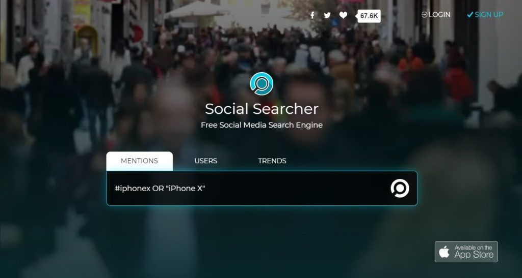 Social Searcher