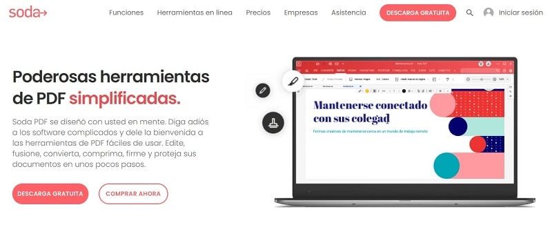 Soda PDF herramienta PDF