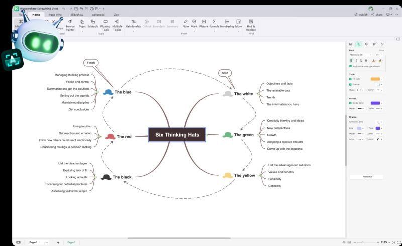Software mapa mental EdrawMind