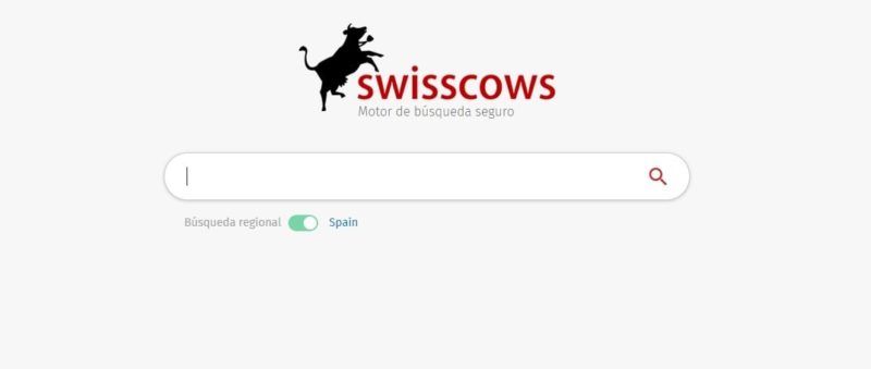 Swisscows es un motor de búsqueda seguro