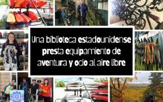 Una biblioteca estadounidense presta equipamiento de aventura y ocio al aire libre