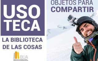 Usoteca, biblioteca de las cosas de la Biblioteca UA