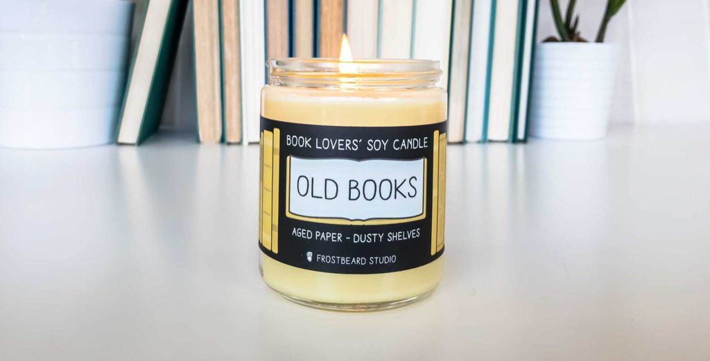 Velas con olor a bibliotecas, libros y librerías Velas con olor a bibliotecas, libros y librerías