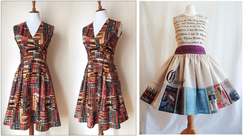 Vestidos con libros en Etsy Vestidos con libros en Etsy