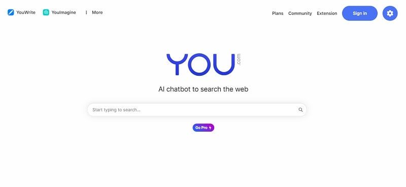You buscador inteligencia artificial
