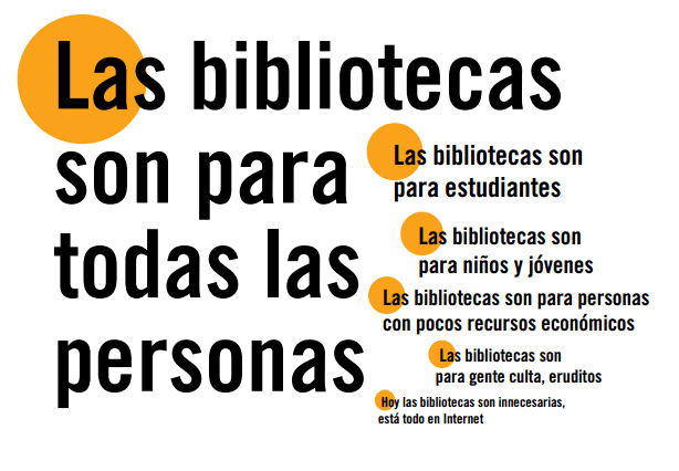 Las bibliotecas son para todas las personas