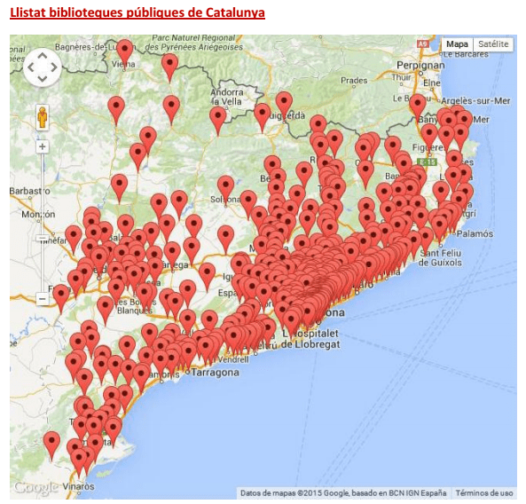 Biblioteques publiques Catalunya Biblioteques publiques Catalunya