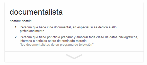 Documentalista para Google