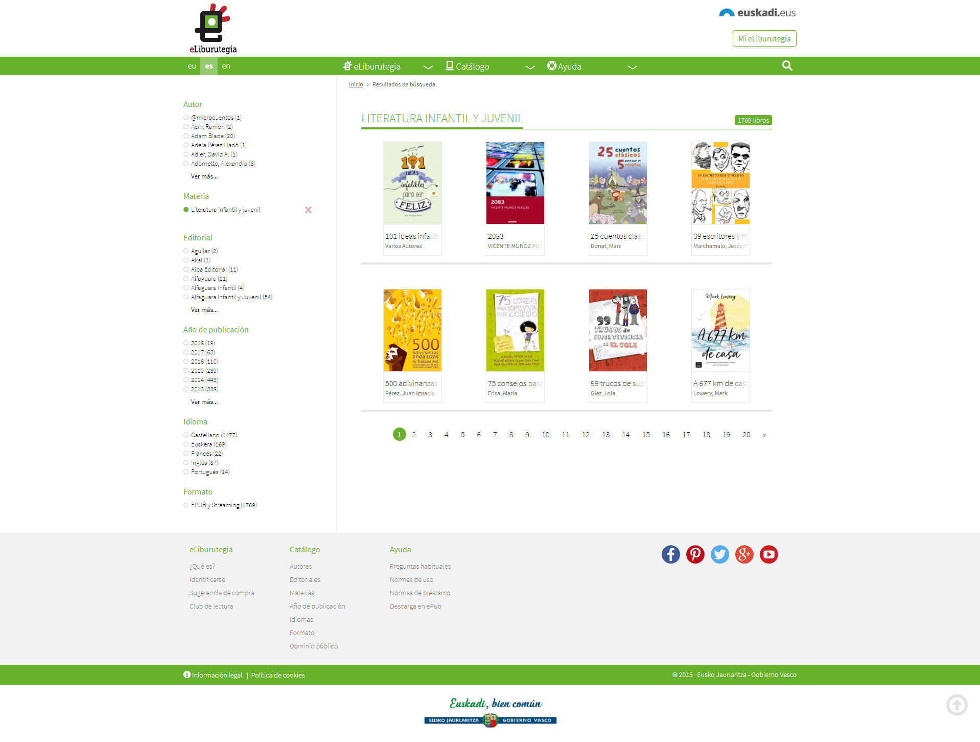 eLiburutegia - Literatura infantil y juvenil eLiburutegia - Literatura infantil y juvenil
