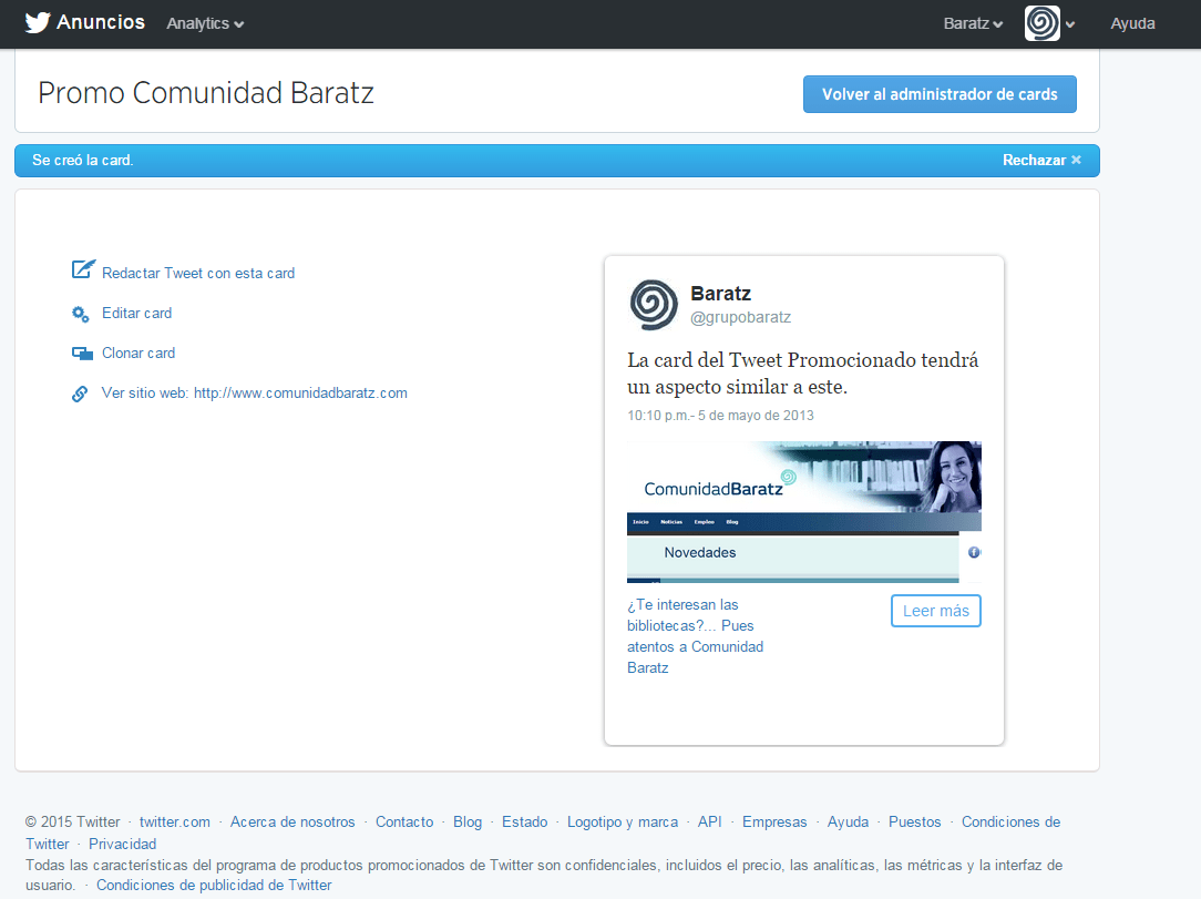 Promo website