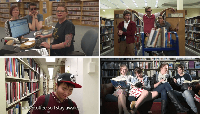 Videoclip biblioteca