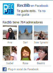 Widget facebook RecBib